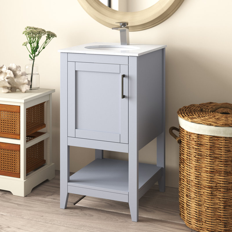 Beachcrest Home Caoimhe 18" Single Bathroom Vanity Set & Reviews Wayfair